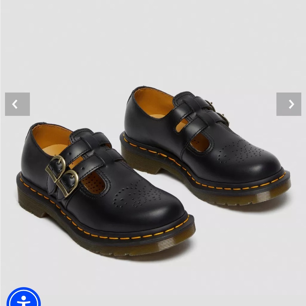 Dr martens Black Leather Mary Jane Shoes - Picture 3 of 3